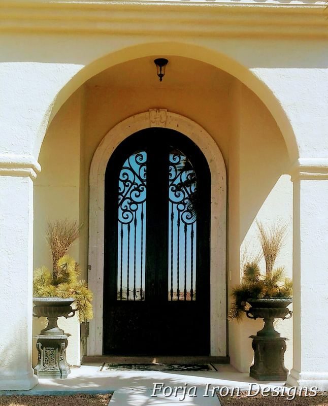 Arch Entry with Urns