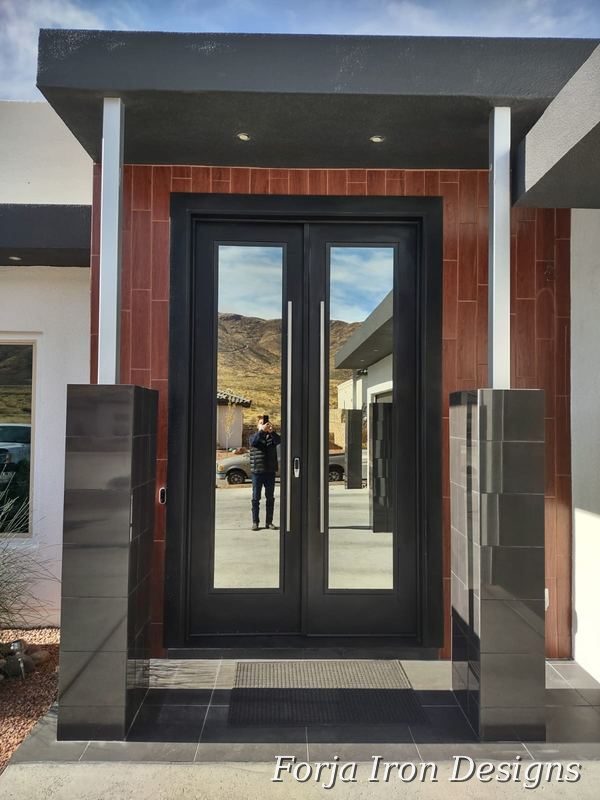 Modern Glass Entry